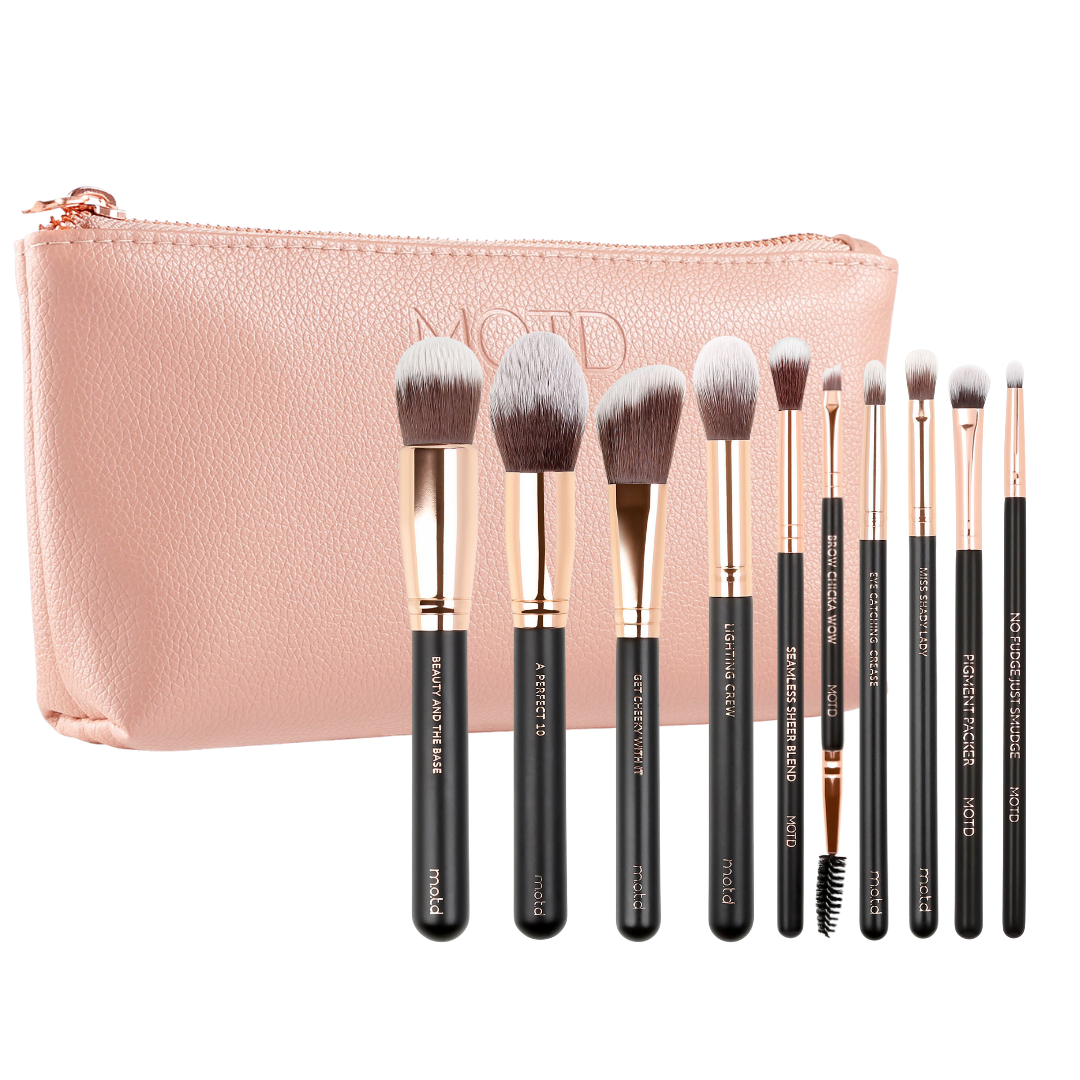Statement Look Essential Makeup Brush Set – MOTD Cosmetics