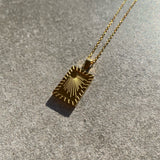 Golden Hour Sun Necklace