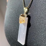 Selenite Aura Clearing Necklace