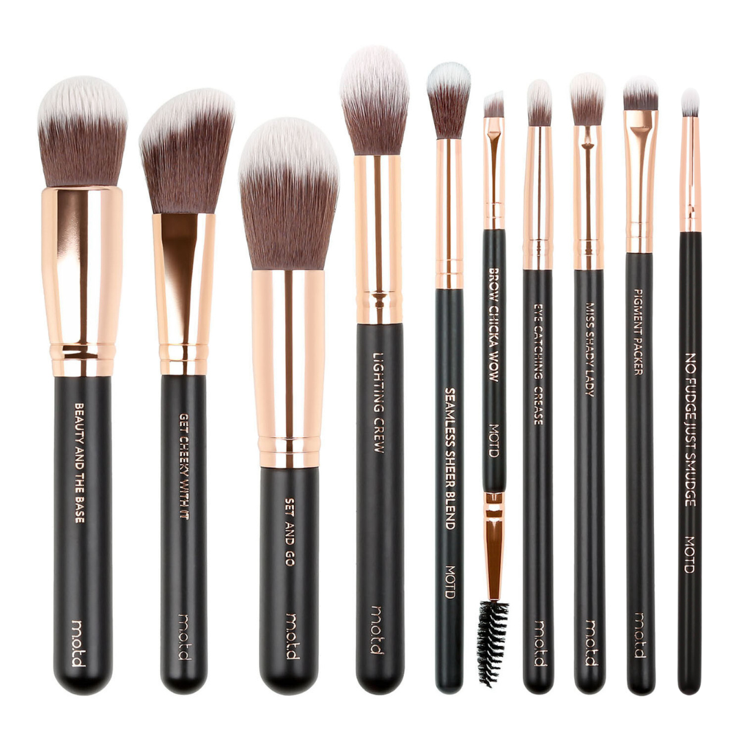 Statement Look Essential Makeup Brush Set – Motd Cosmetics