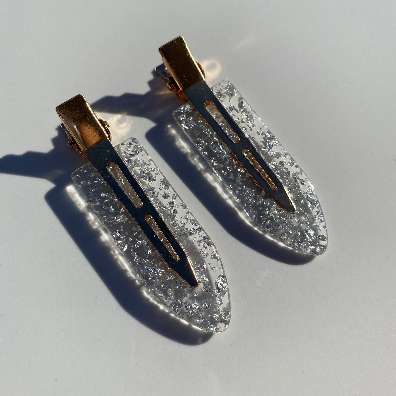 Multicolor Acetate No Crease Hair Clips Fashion Makeup Styling Hair