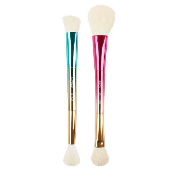 Party of Two Dual Ended Face Brush Set